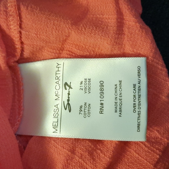 Melissa Mccarthy pink woman top blouse - Picture 5 of 5